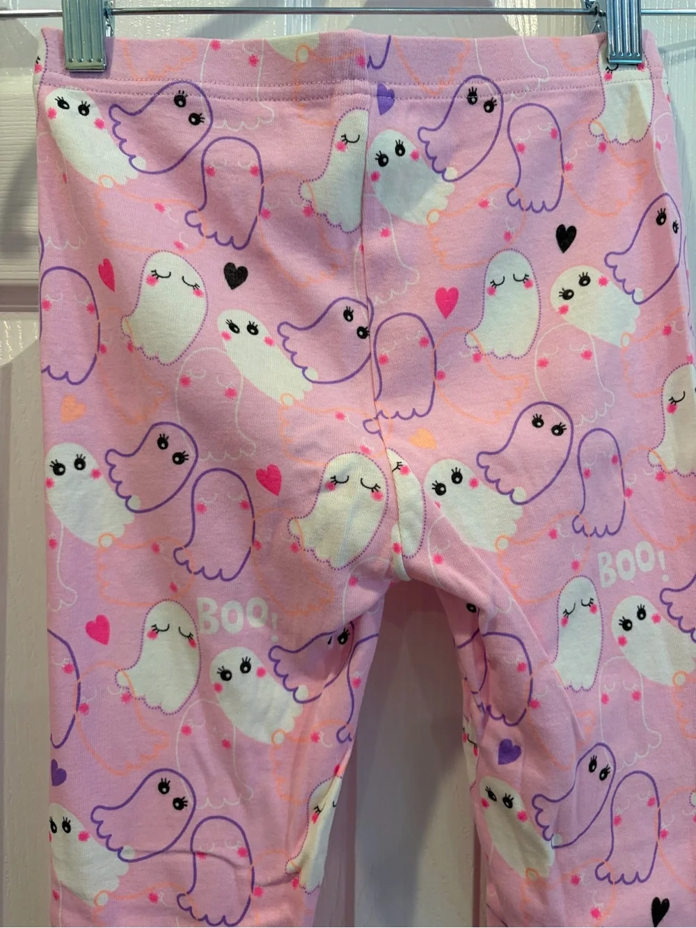 The Children’s Place Glow in the Dark Pink Ghost Print Pajama Set 👻🌟